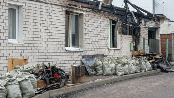 Professional Fire Damage Removal technician working in Arnold, PA